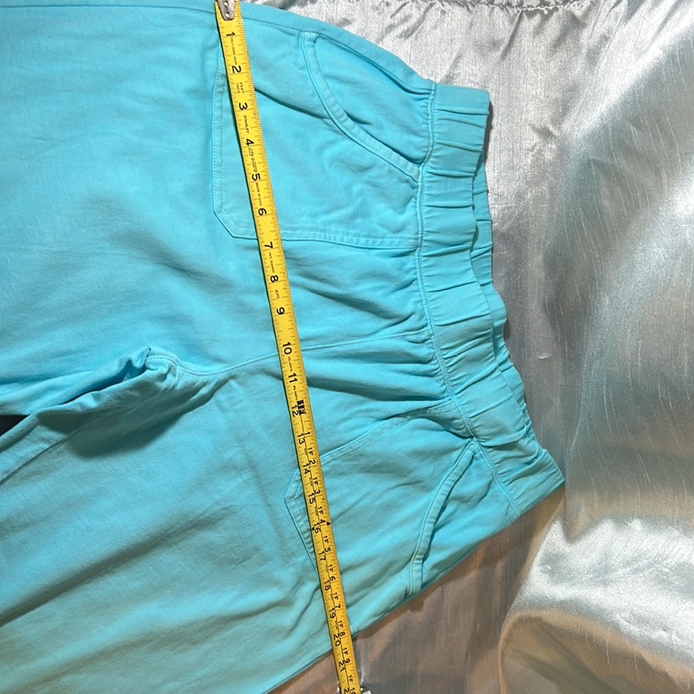 Wide leg 100% cotton pants, very comfy, Aqua blue, Fresh Produce, Medium, NWT - Picture 7 of 7